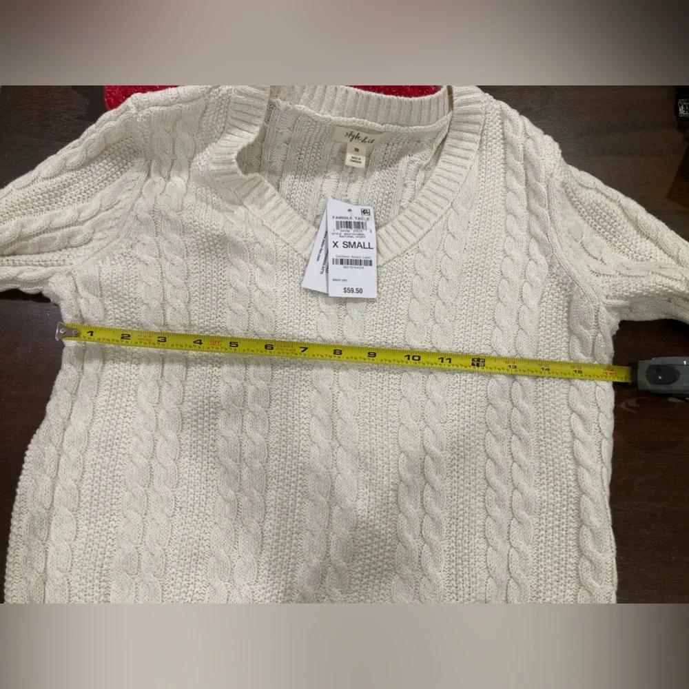 STYLE & COMPANY SWEATER